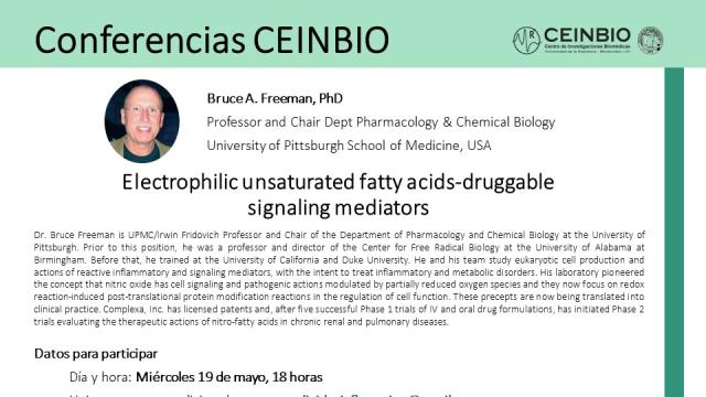 Conferencias CEINBIO - Bruce A. Freeman